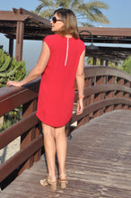Load image into Gallery viewer, Classic Shift Dress (Longer) - Raspberry Pink
