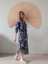 Load image into Gallery viewer, Alexandria Shirt Dress - Blue Swirl
