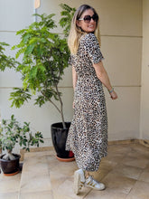 Load image into Gallery viewer, Chelsea Wrap Dress - Animal Print
